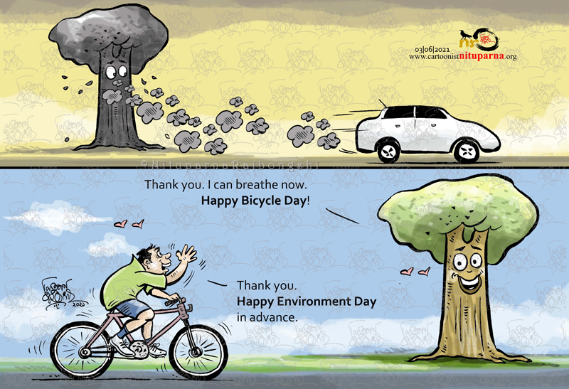 environmental cartoon Archives - Page 3 of 3 - Official Website of  Cartoonist Nituparna Rajbongshi